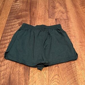 Soffe Girl’s Green Soft Shorts Size L 12-14